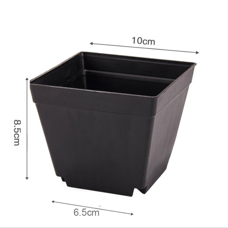 7cm 10cm Mini Flower Pots Planters grow pot Plastic Small Nursery Pot Grow Box Seedling Tray Garden tools Transplant Flowerpot