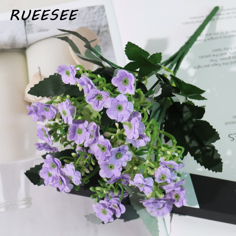 Artificial Flowers magnolia Silk Flower Office Restaurant Decoration Flower Arrangements For DIY Garden Office  Home Plants