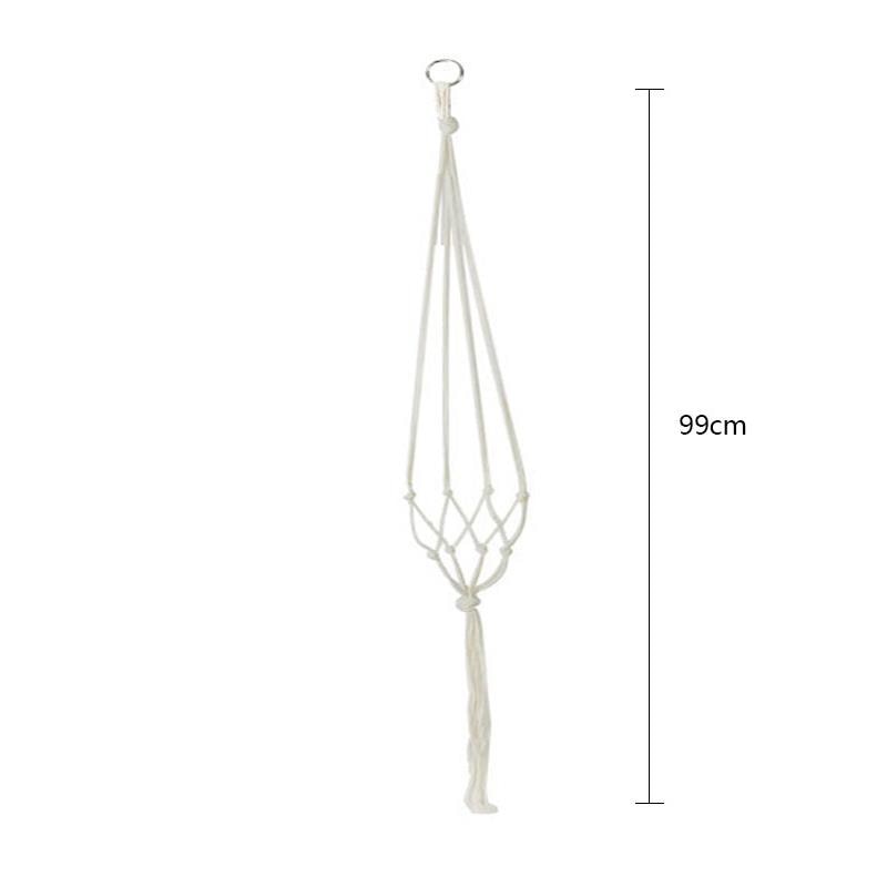 hanging plant net Hanging Basket Manual Flower Pot Net Bag Braided Home Vintage Decor Pl – Change Yard