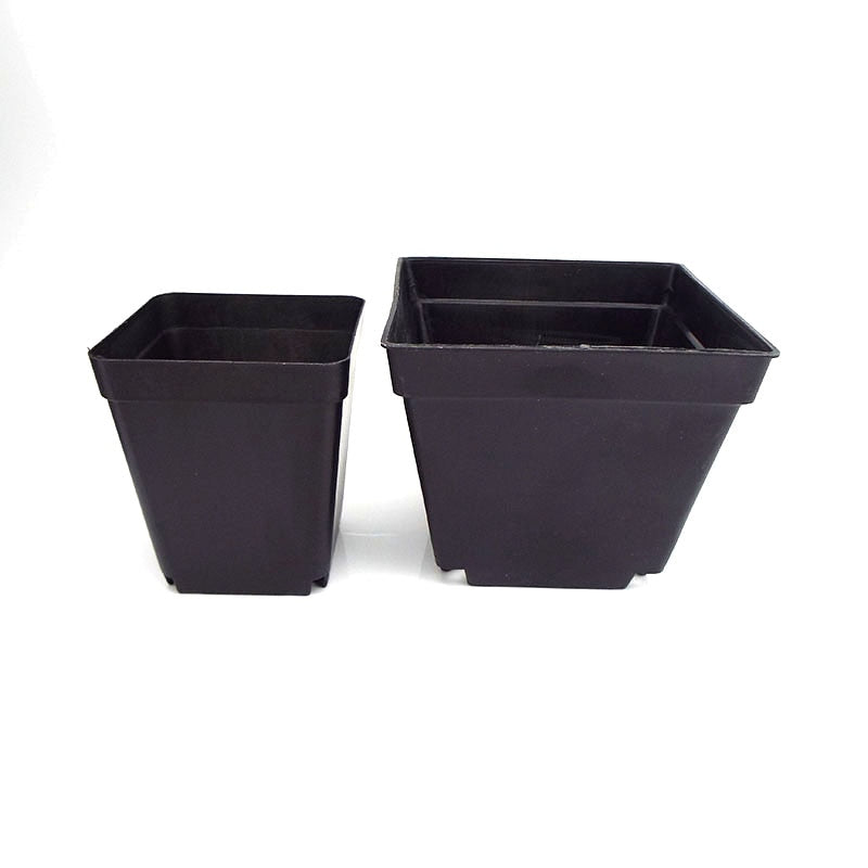 7cm 10cm Mini Flower Pots Planters grow pot Plastic Small Nursery Pot Grow Box Seedling Tray Garden tools Transplant Flowerpot