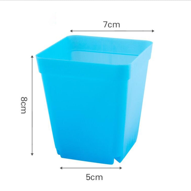 7cm plant pot 7cm 10cm Mini Flower Pots Planters grow pot Plastic Small Nursery Pot – Change Yard
