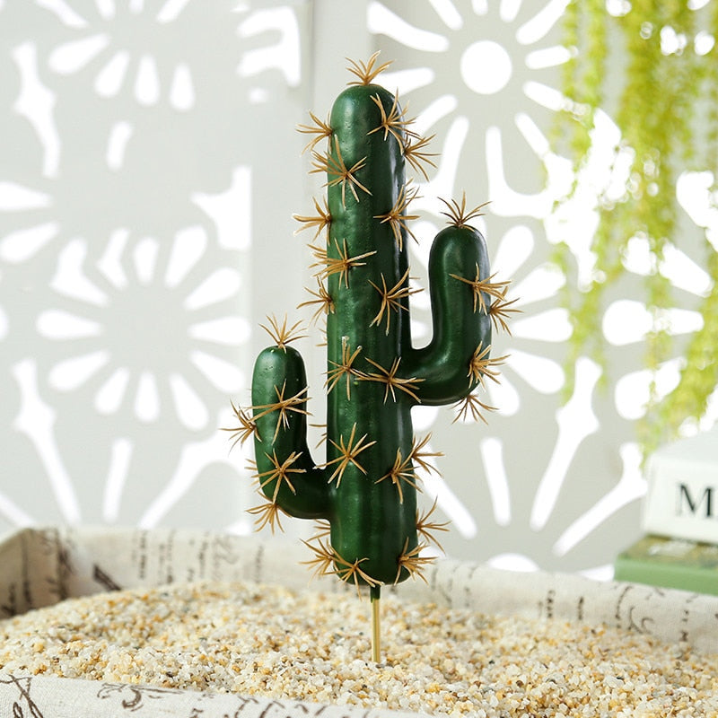 Artificial Plastic Cactus Succulents Prickly Pear Potted Plant no Pot Eco-Friendly Simulation Home Office Desktop Decoration Hot