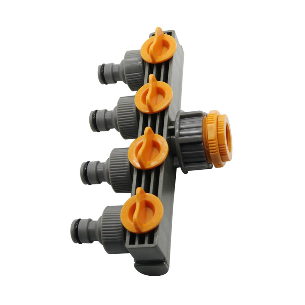 Garden hose splitter Hose Connector Garden Splitter Irrigation Adapter 4-way Water Hose Connectors Homebrew for Faucet