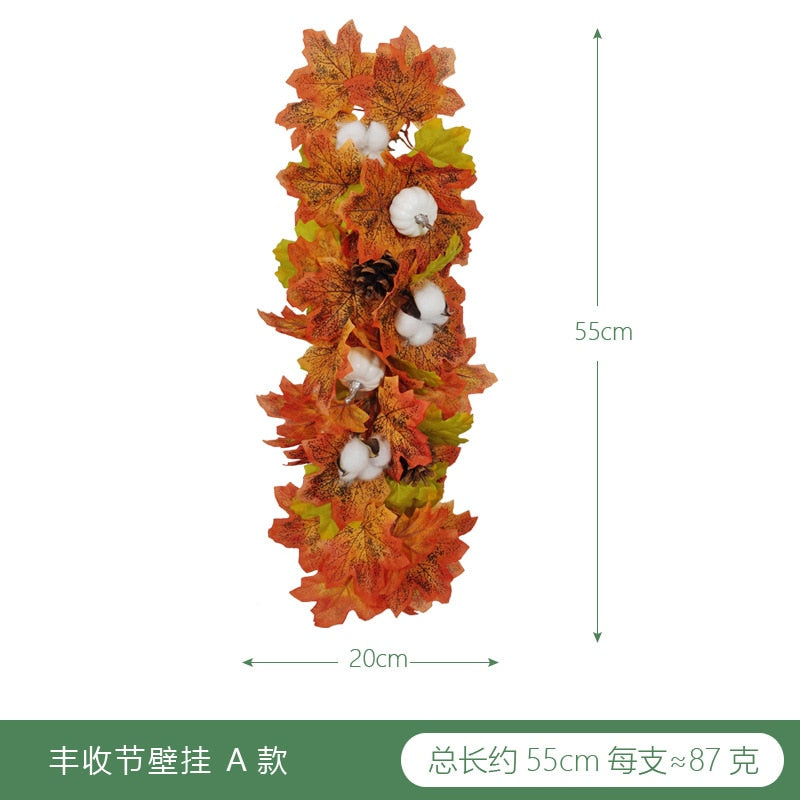 Home Wall Decoration Encryption Green Plant Simulation Willow Leaf Wisteria Strip Pendant Simulation Eucalyptus Pendant