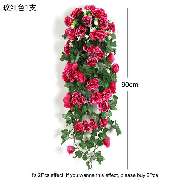 Violet Artificial Flower Party Decoration Simulation Valentine's Day Wedding Wall Hanging Basket Flower Orchid fake Flower