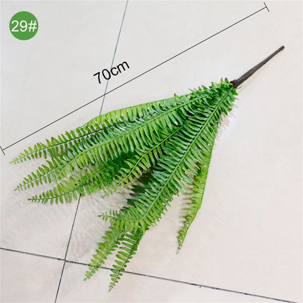 Large Artificial Palm Tree Banana Tropical Plants Fake Plastic Monstera Leaves Plants Branches For Home Garden Room Office Decor