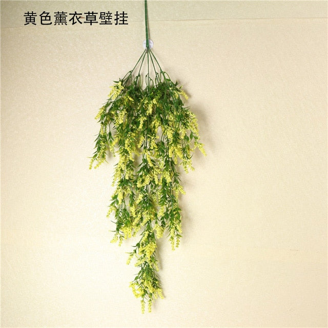 Violet Artificial Flower Party Decoration Simulation Valentine's Day Wedding Wall Hanging Basket Flower Orchid fake Flower