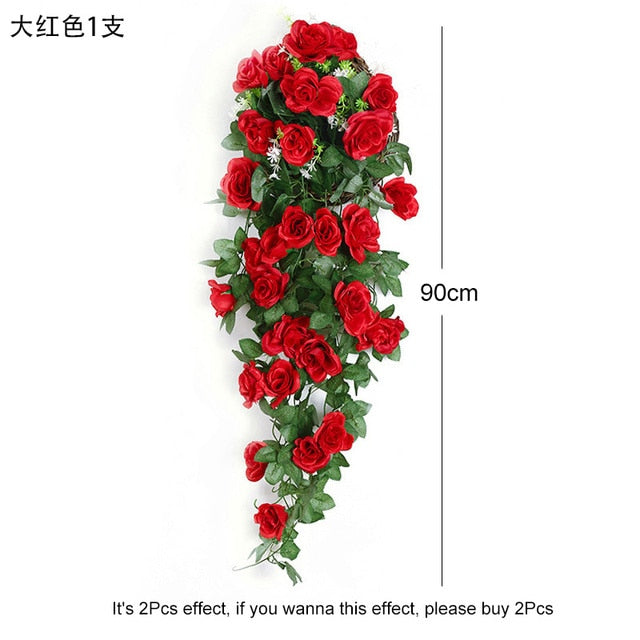 Violet Artificial Flower Party Decoration Simulation Valentine's Day Wedding Wall Hanging Basket Flower Orchid fake Flower