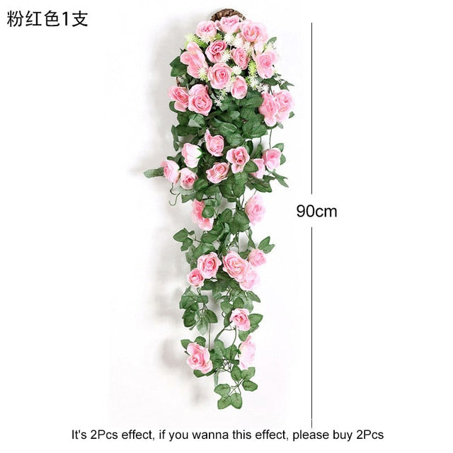 Violet Artificial Flower Party Decoration Simulation Valentine's Day Wedding Wall Hanging Basket Flower Orchid fake Flower